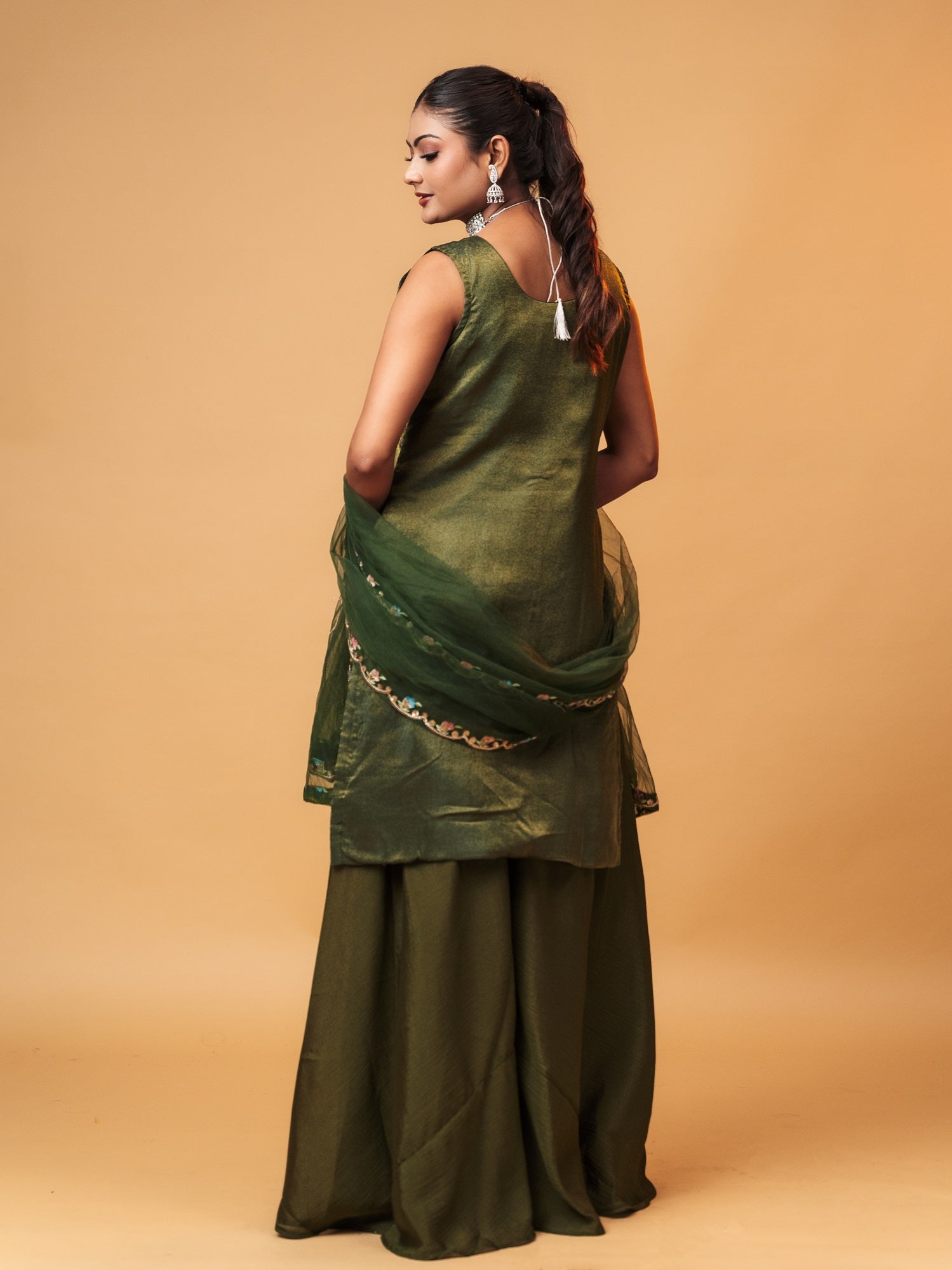 Bloom Festive Heavy Embroidered Palazzo Set