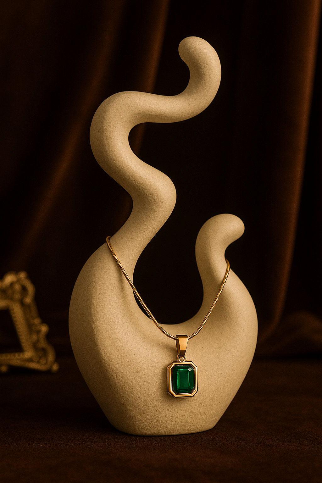 Emerald Luxe Pendant Necklace