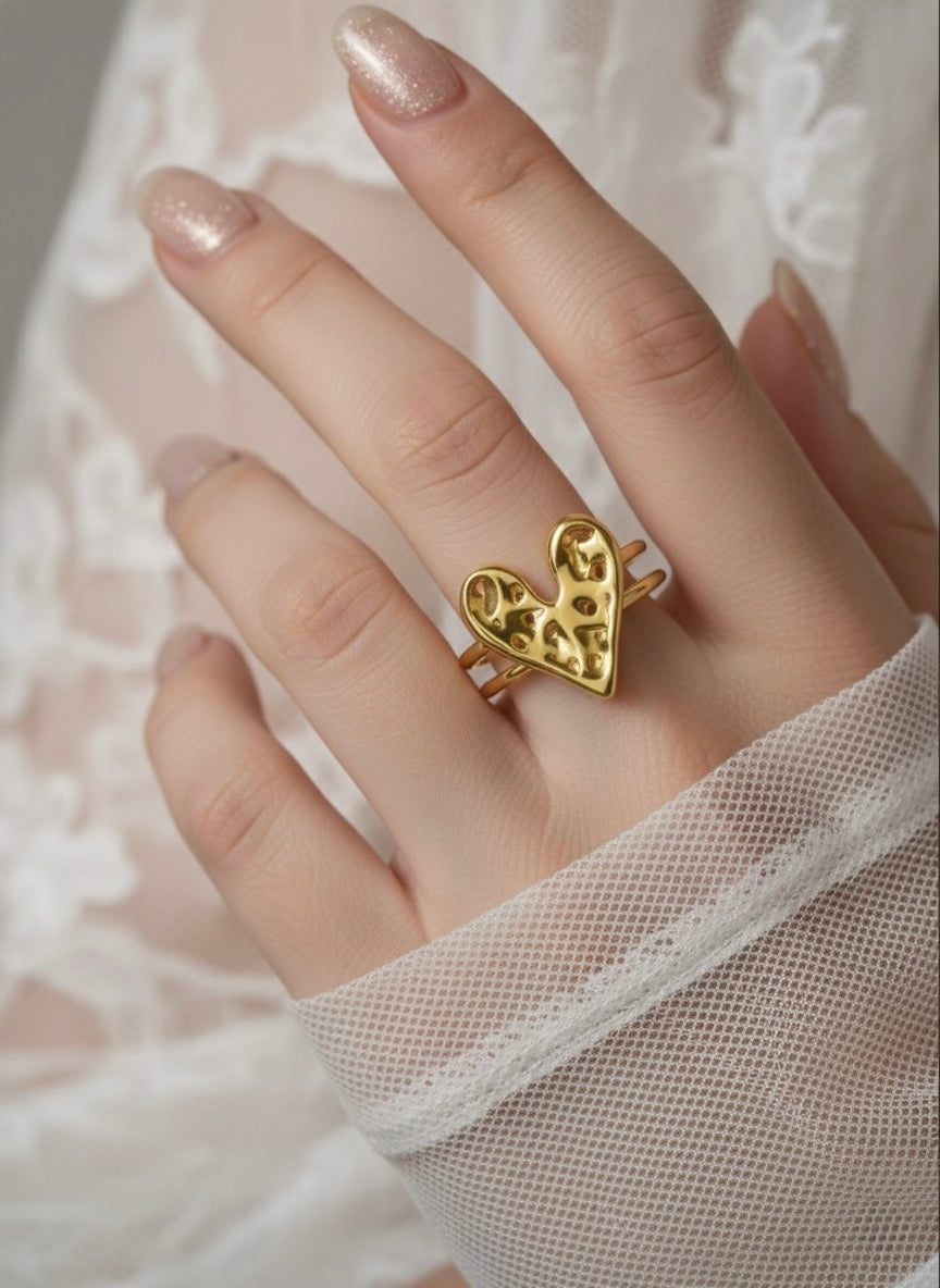 Molten Heart Lustre Ring