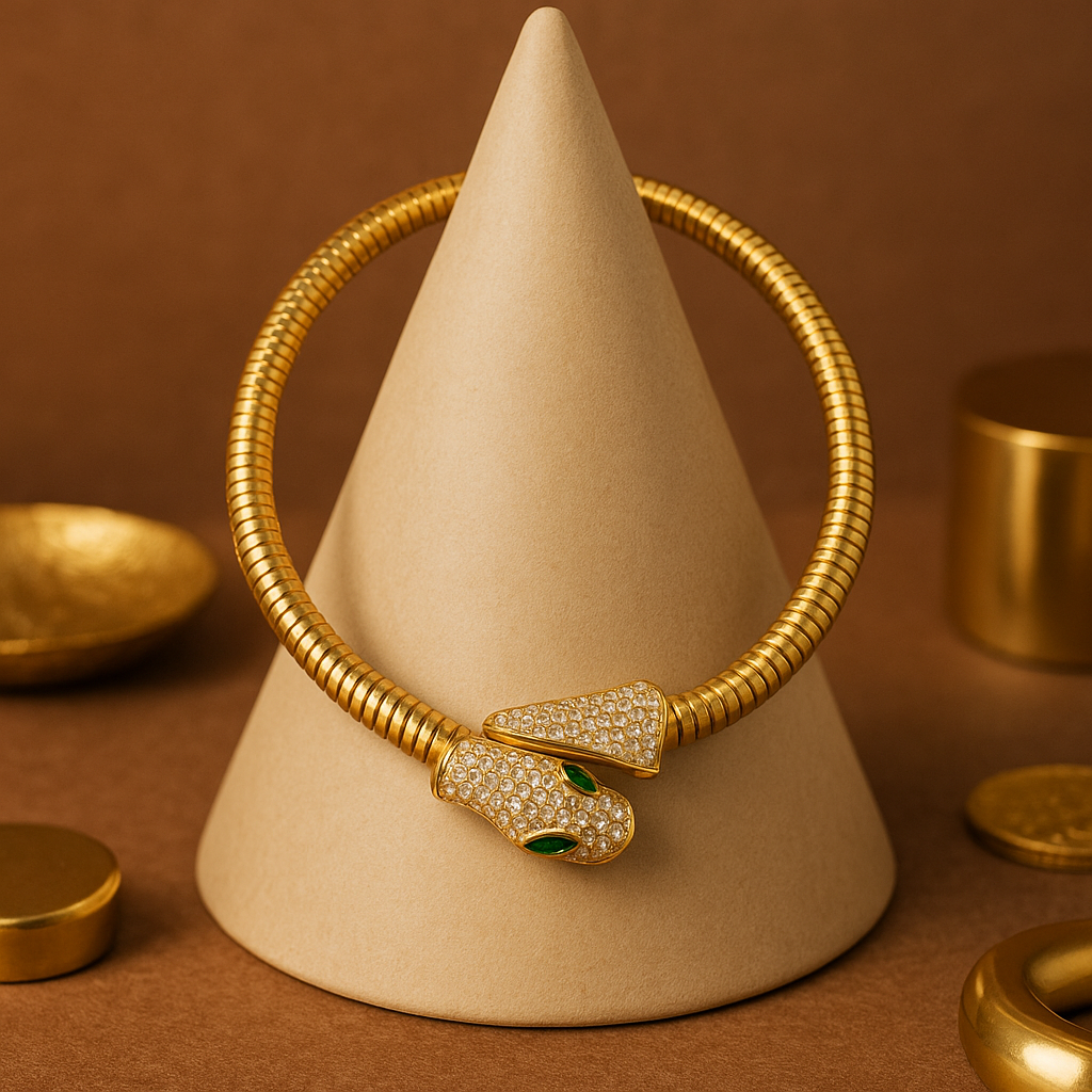 Emerald Serpent Luxe Choker