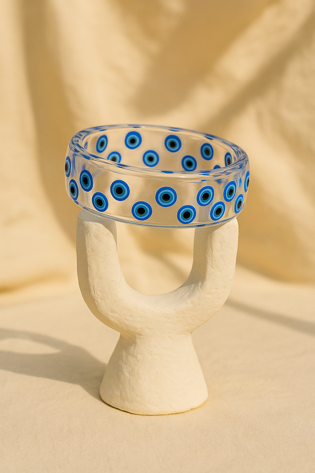 Evil Eyes Transparent Bangle