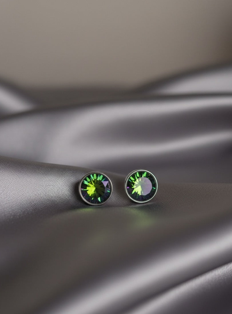 Mystic Aurora Gemstone Studs