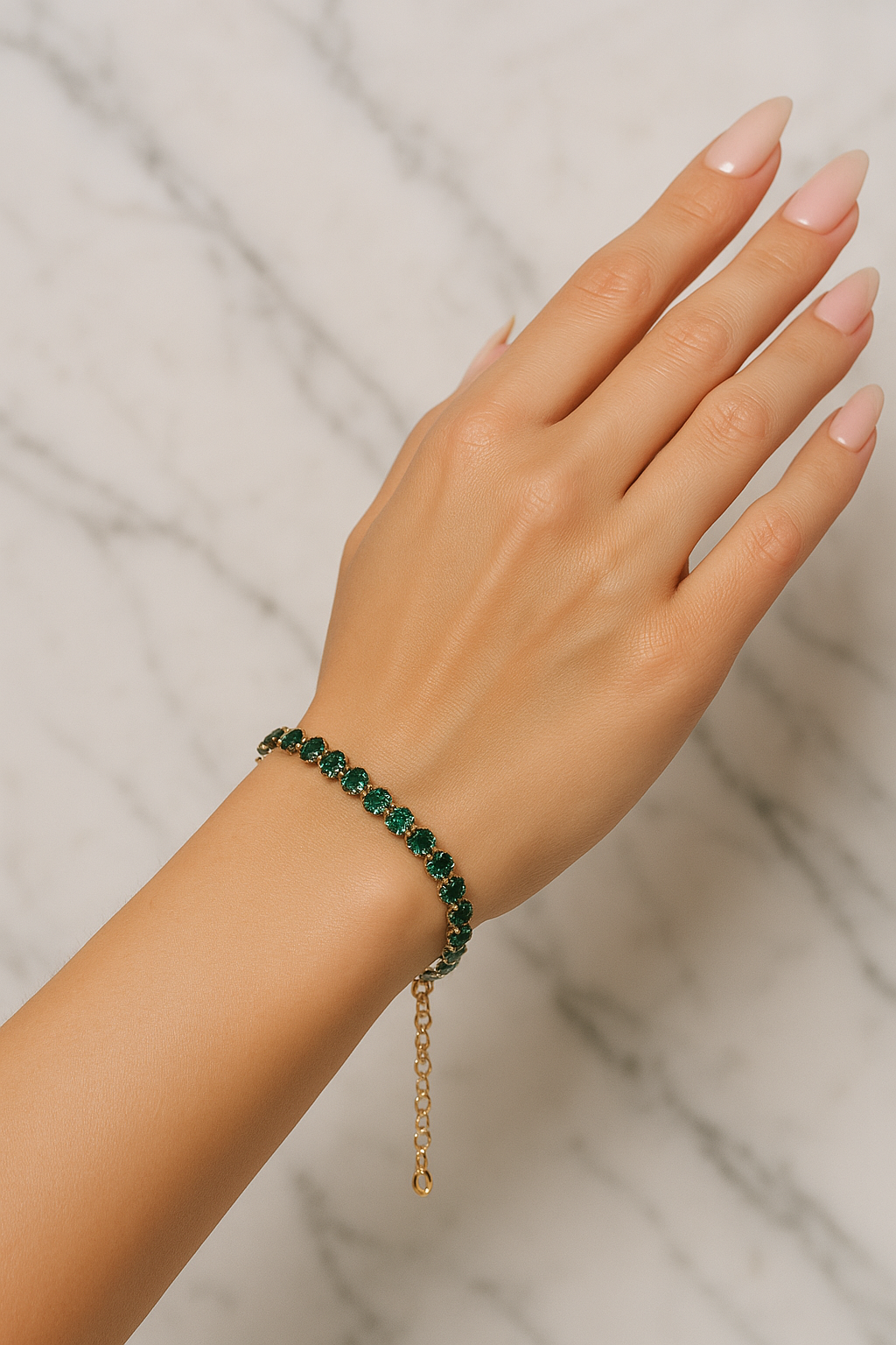 Timeless Emerald Radiance Bracelet