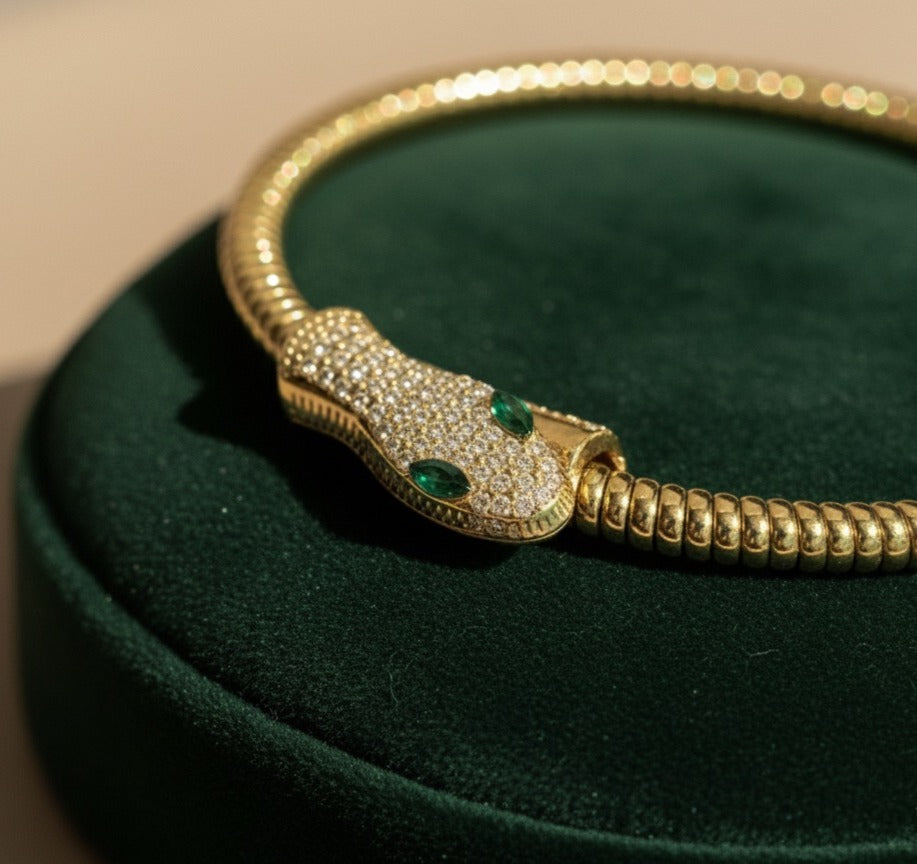Emerald Serpent Luxe Choker