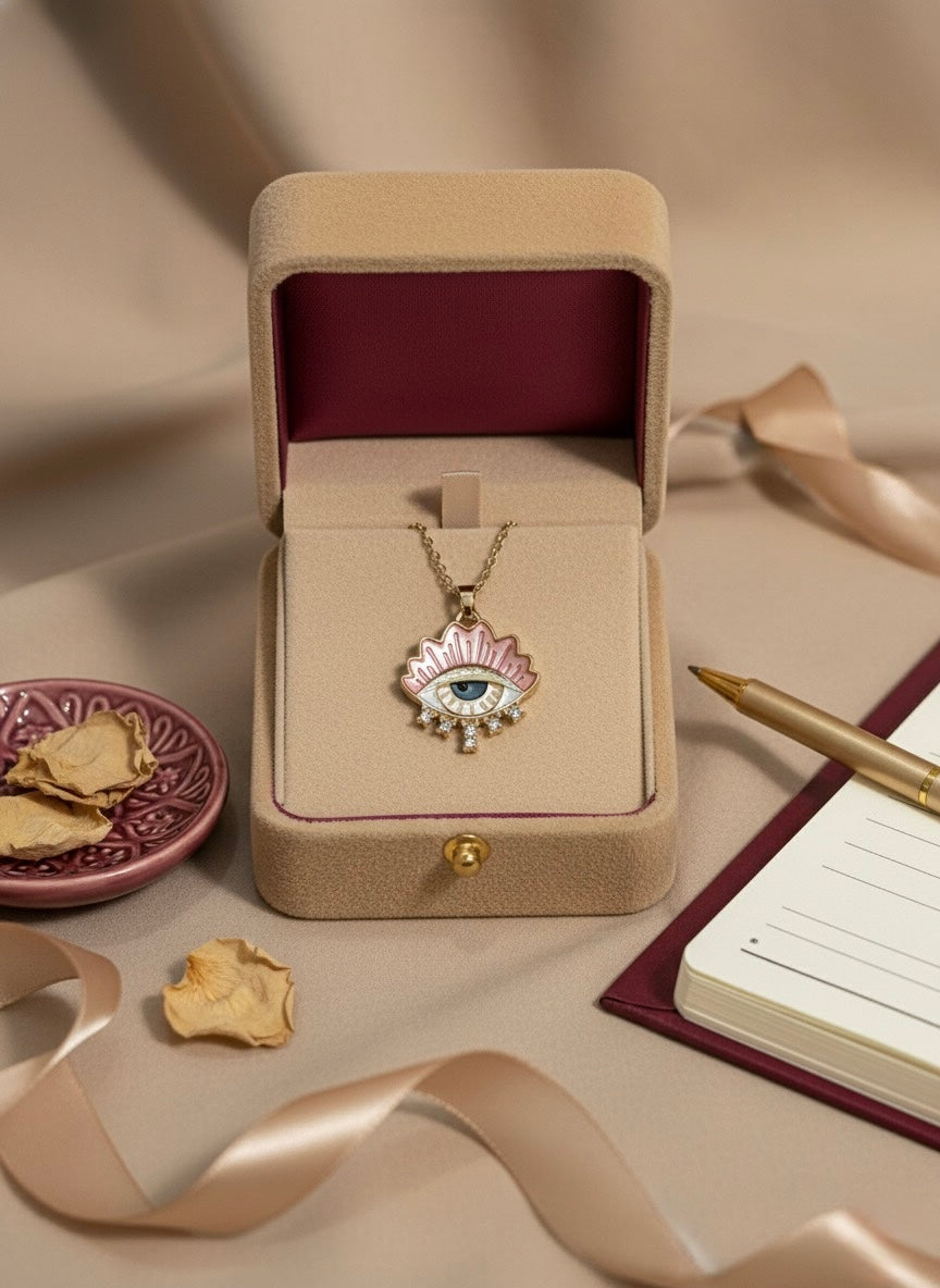 Celestial Eye Charm Necklace