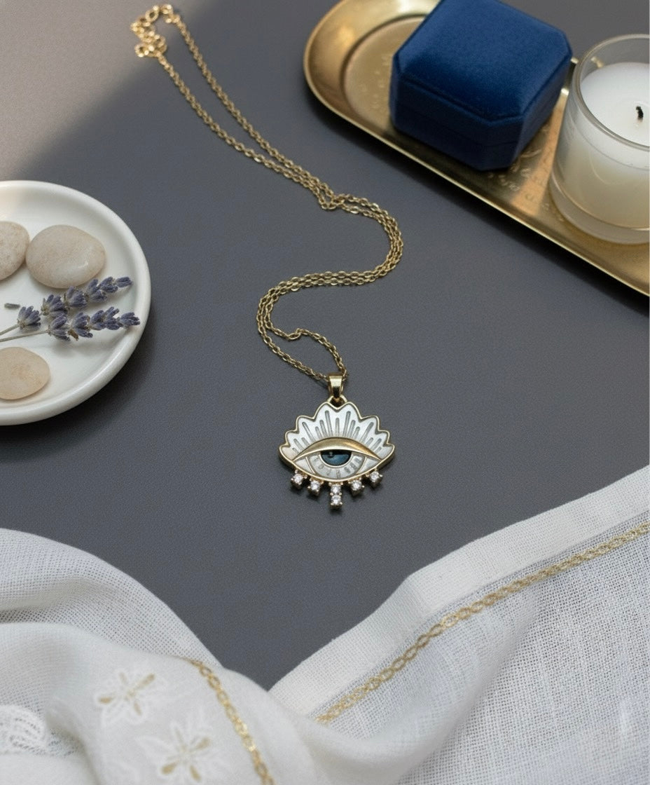 Celestial Eye Charm Necklace