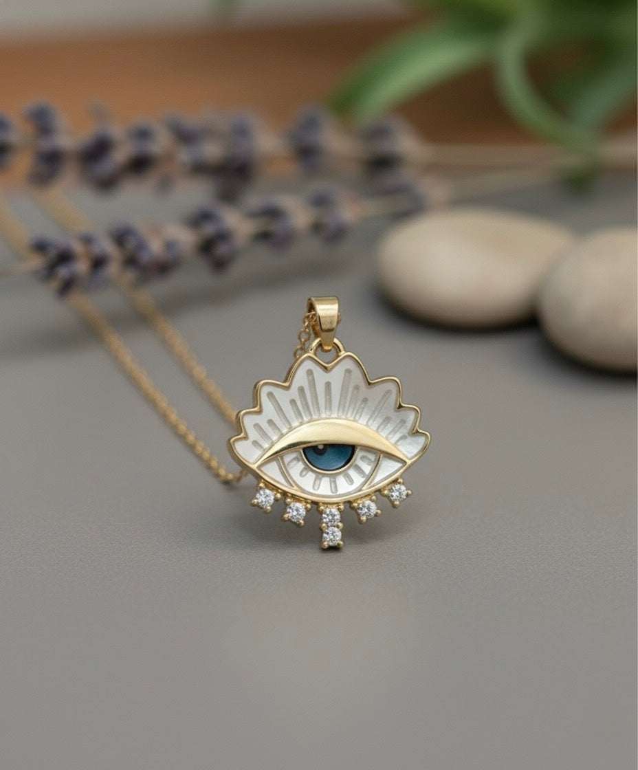 Celestial Eye Charm Necklace