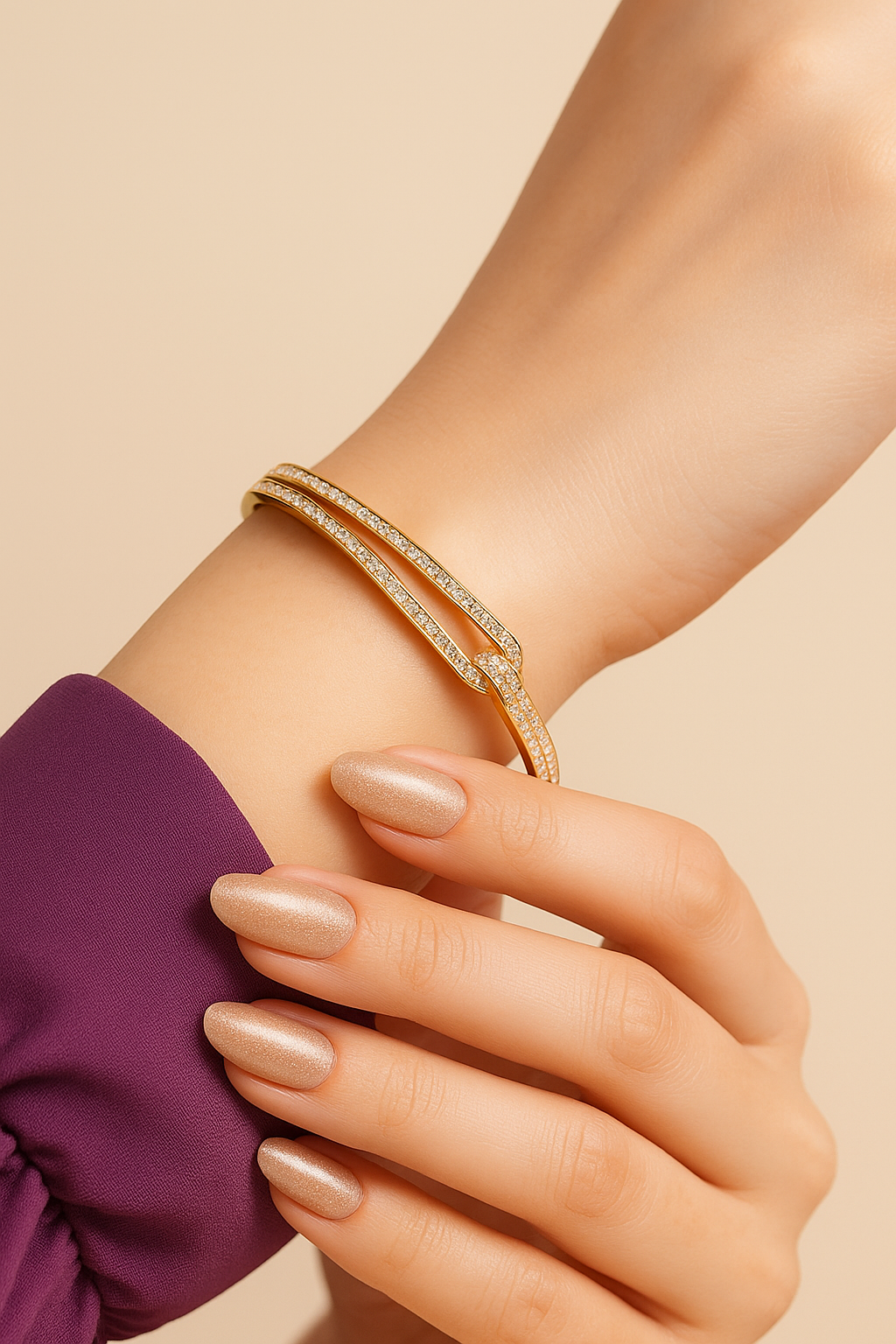 Luxe Loop Diamond Bracelet