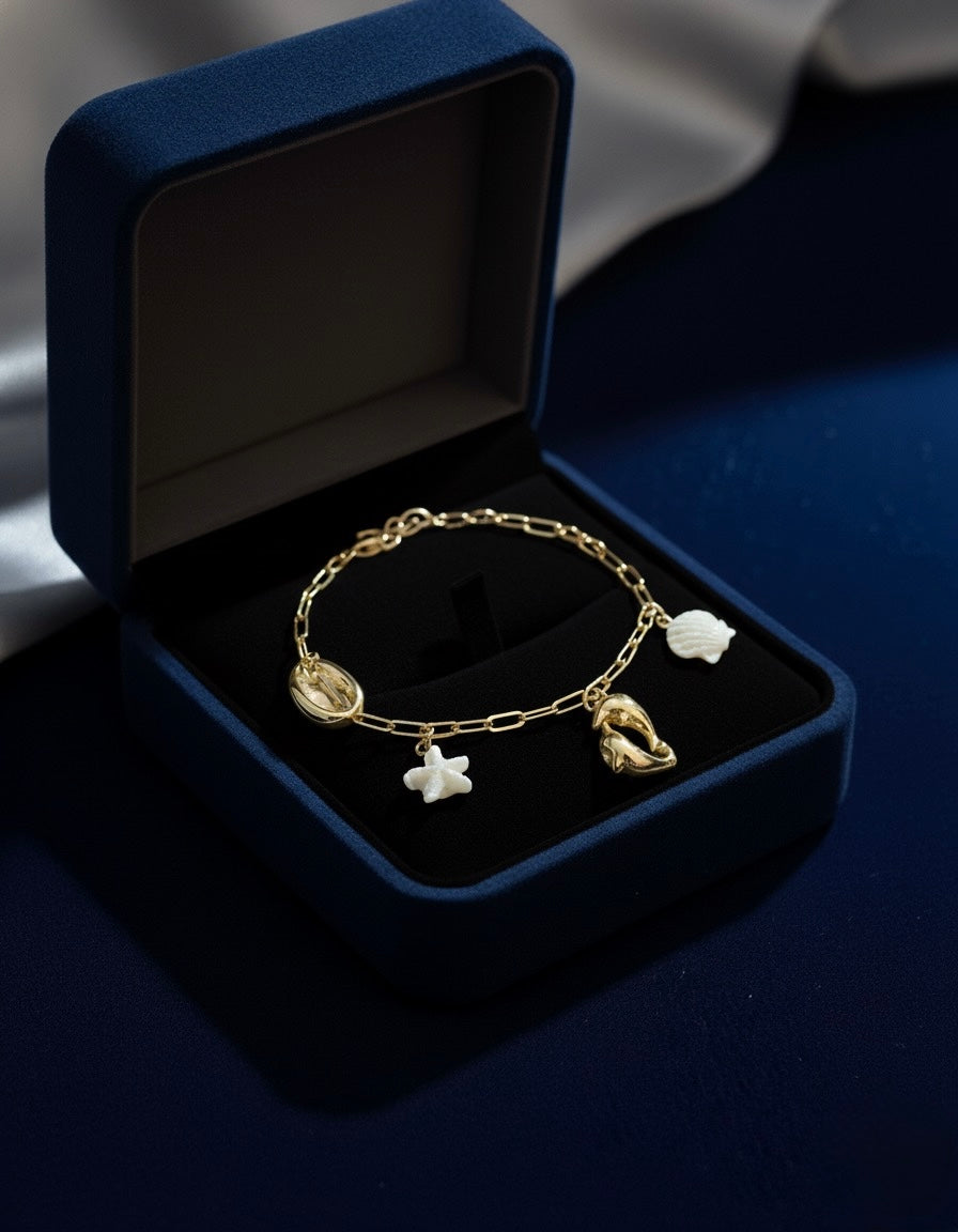 Ocean Muse Charm Bracelet