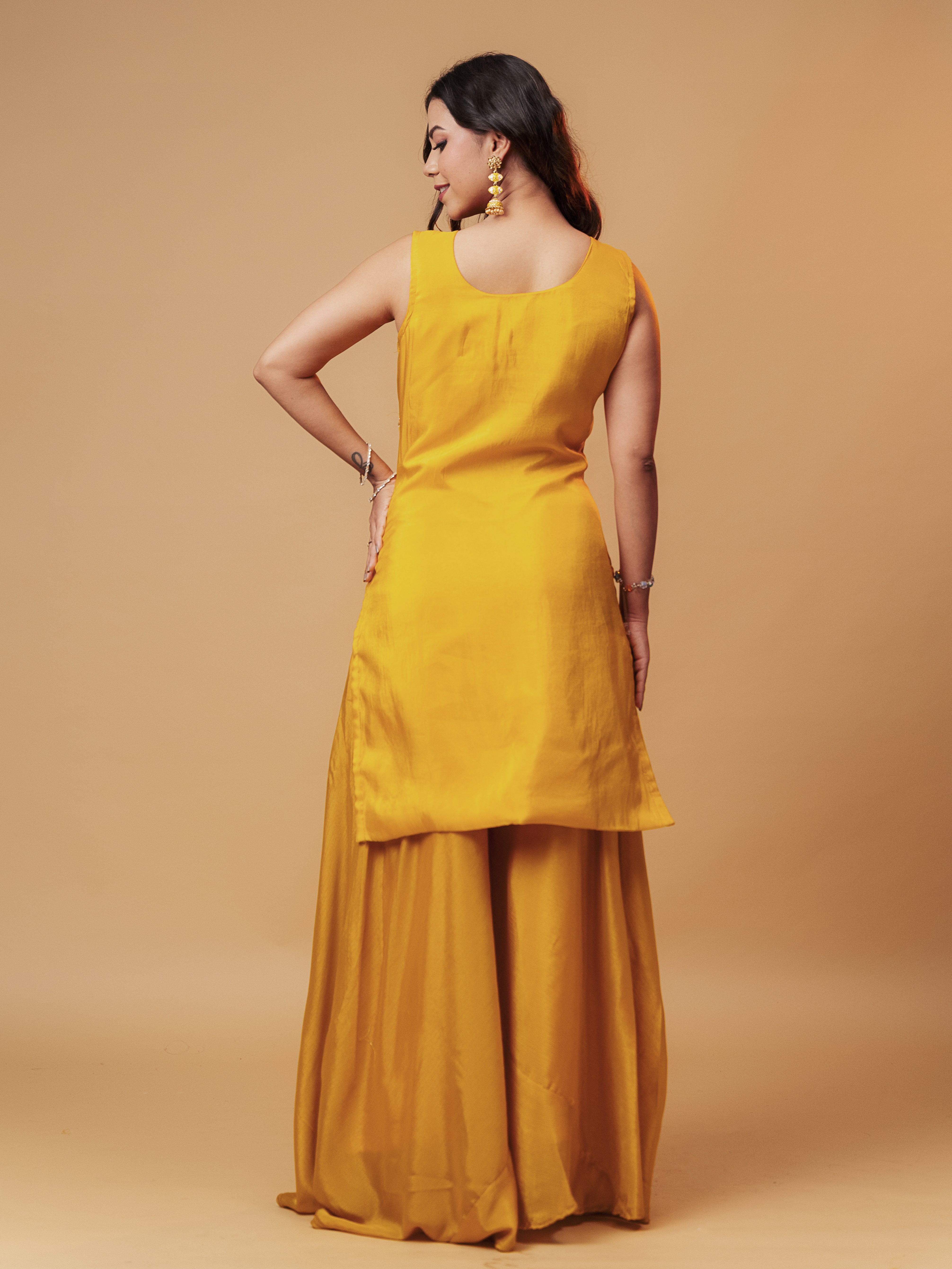 Bloom Festive Heavy Embroidered Palazzo Set