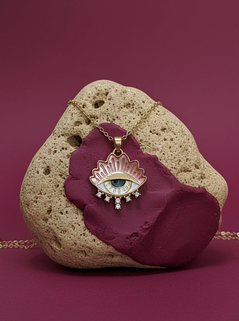 Celestial Eye Charm Necklace