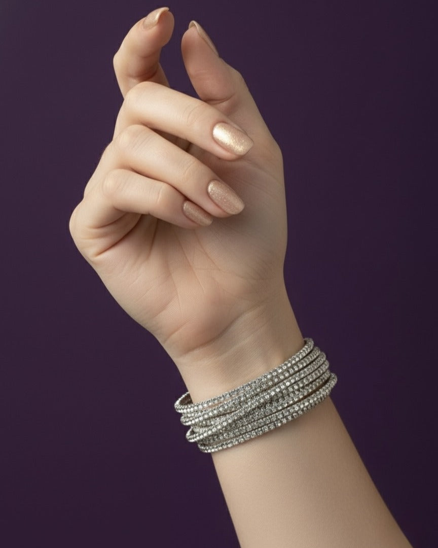 Celeste Crystal Wrap Bracelet