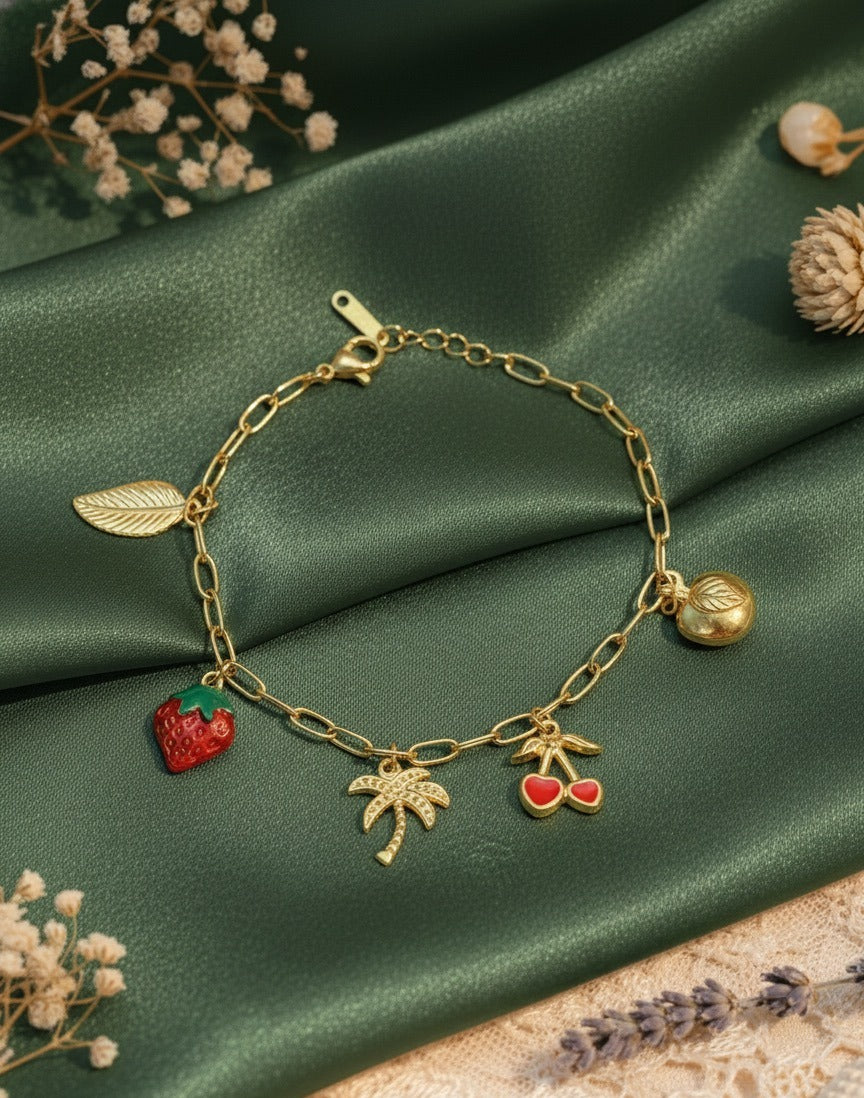 Tropical Delight Charm Bracelet