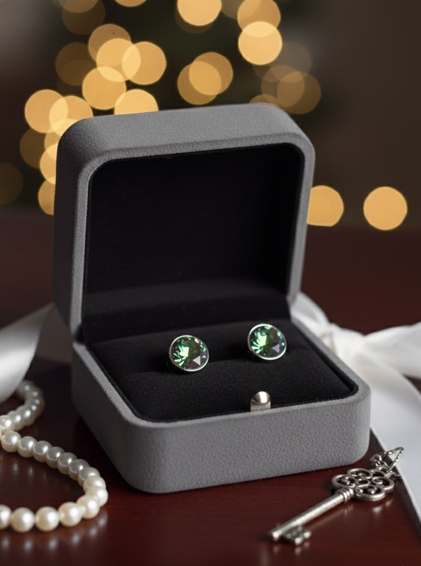 Mystic Aurora Gemstone Studs