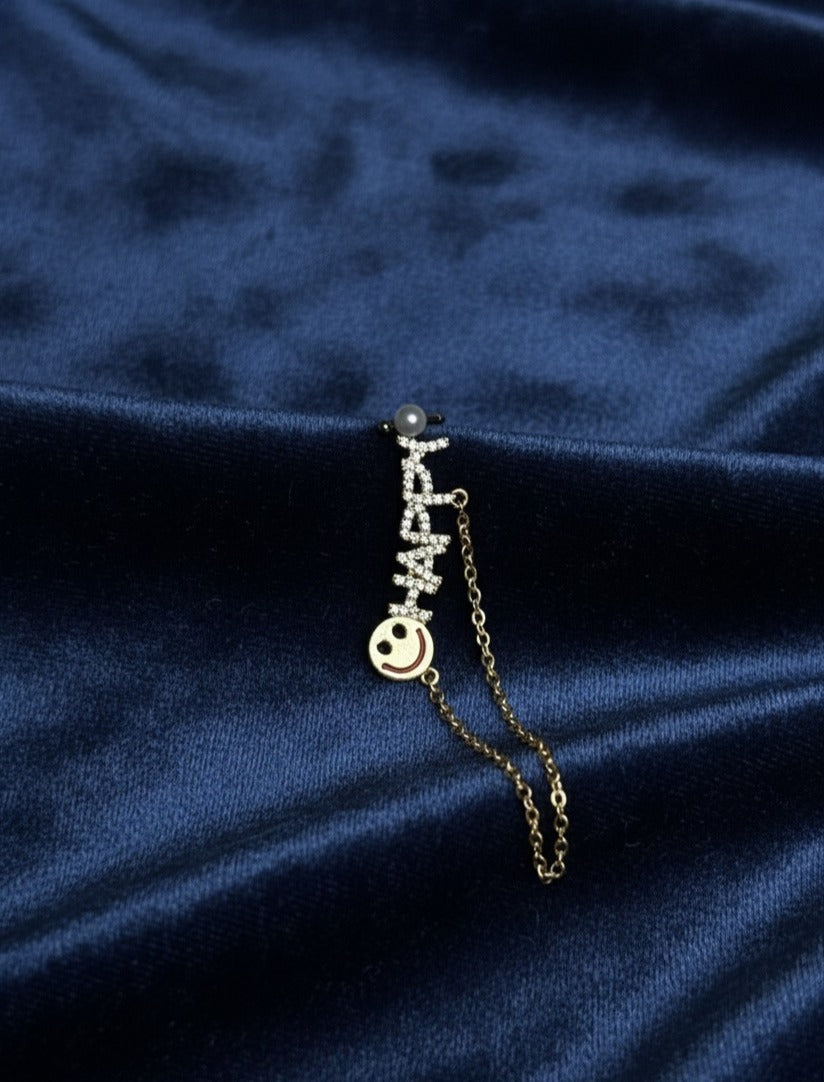 Happy Single Dangling Earring