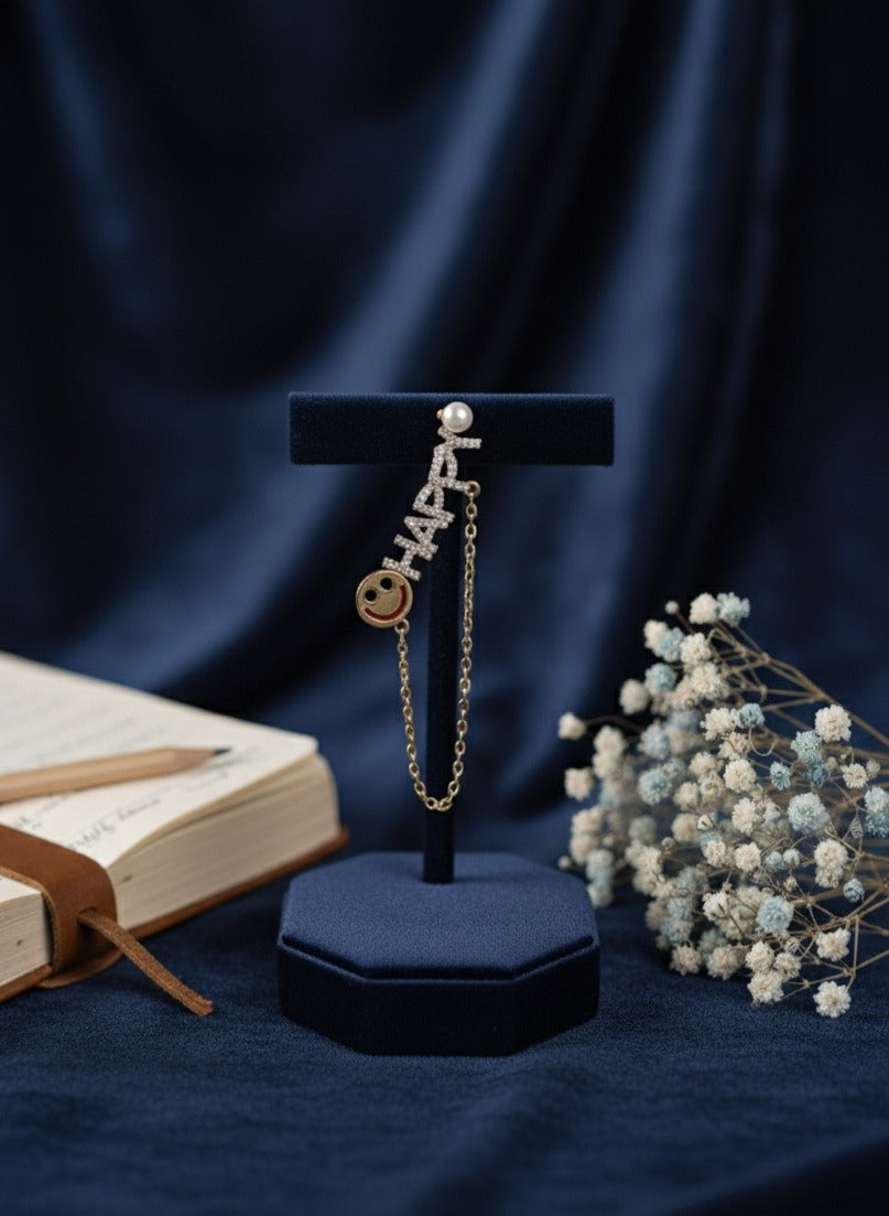 Happy Single Dangling Earring