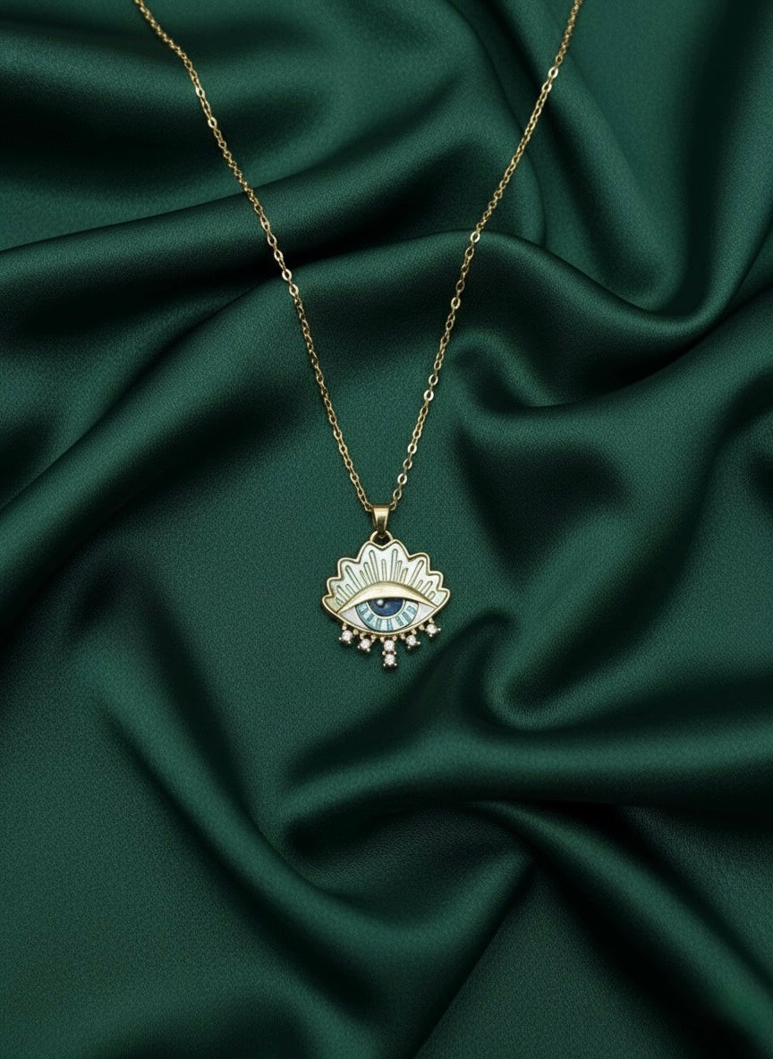 Celestial Eye Charm Necklace
