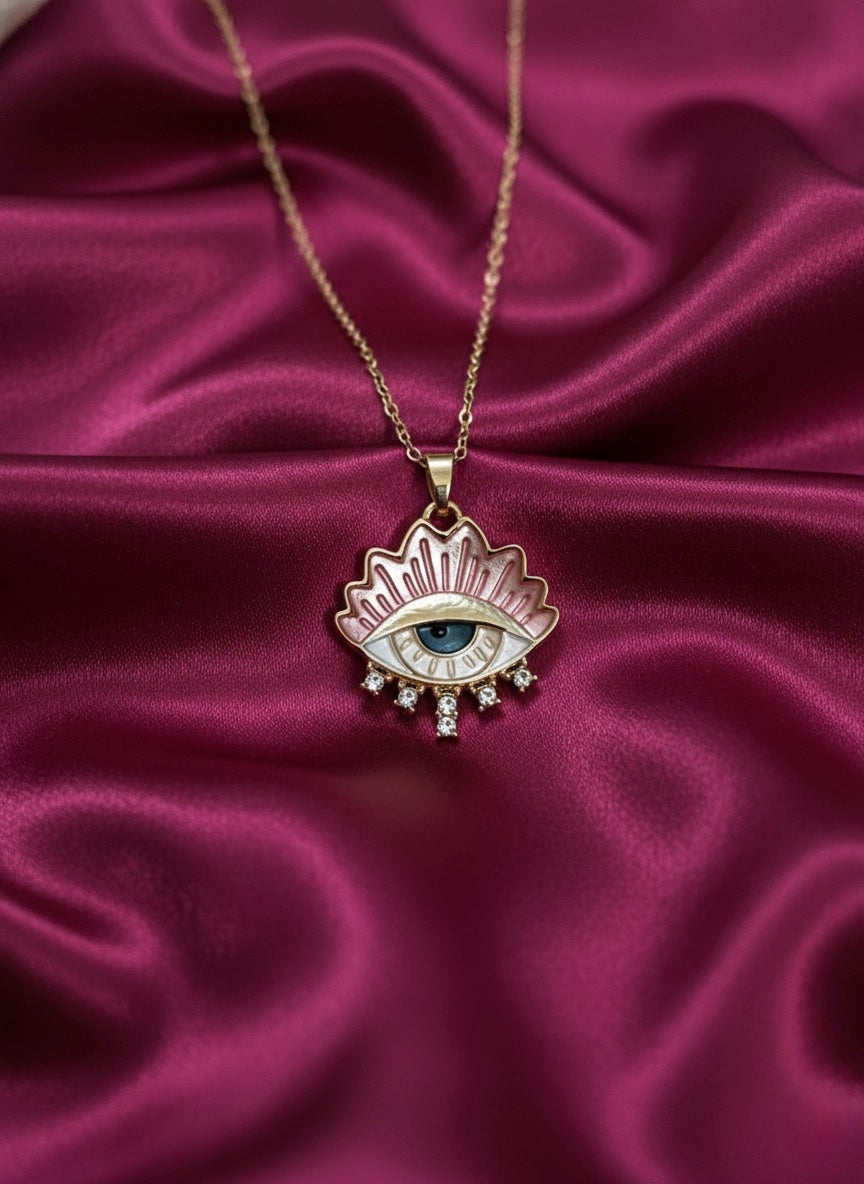 Celestial Eye Charm Necklace
