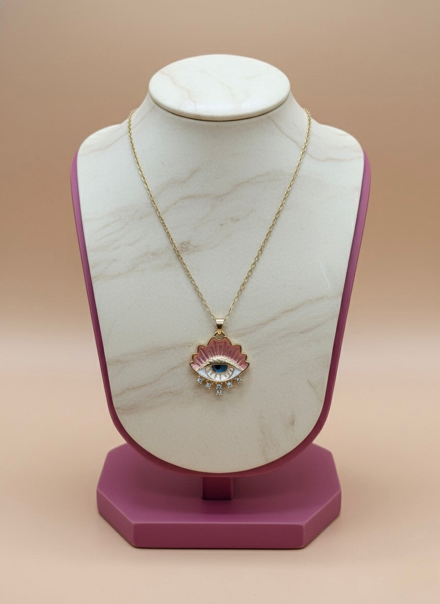 Celestial Eye Charm Necklace