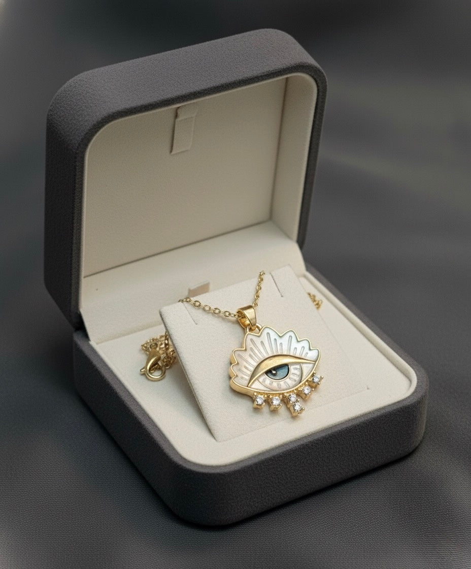 Celestial Eye Charm Necklace