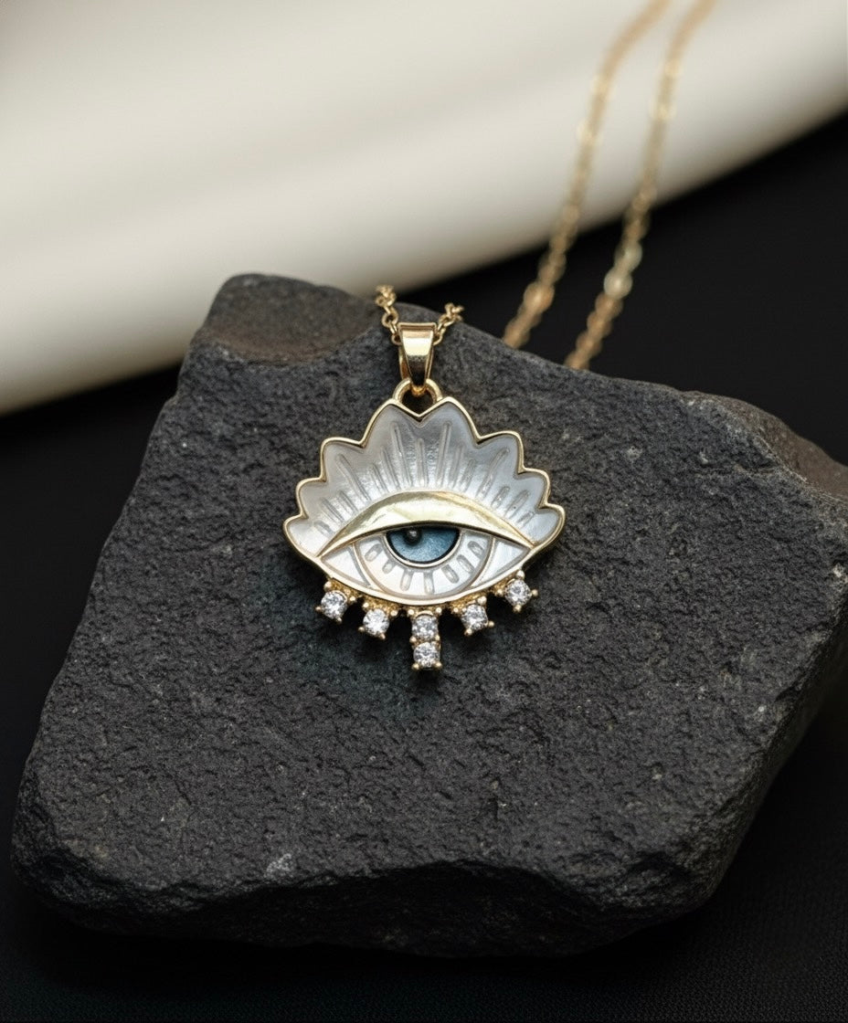 Celestial Eye Charm Necklace