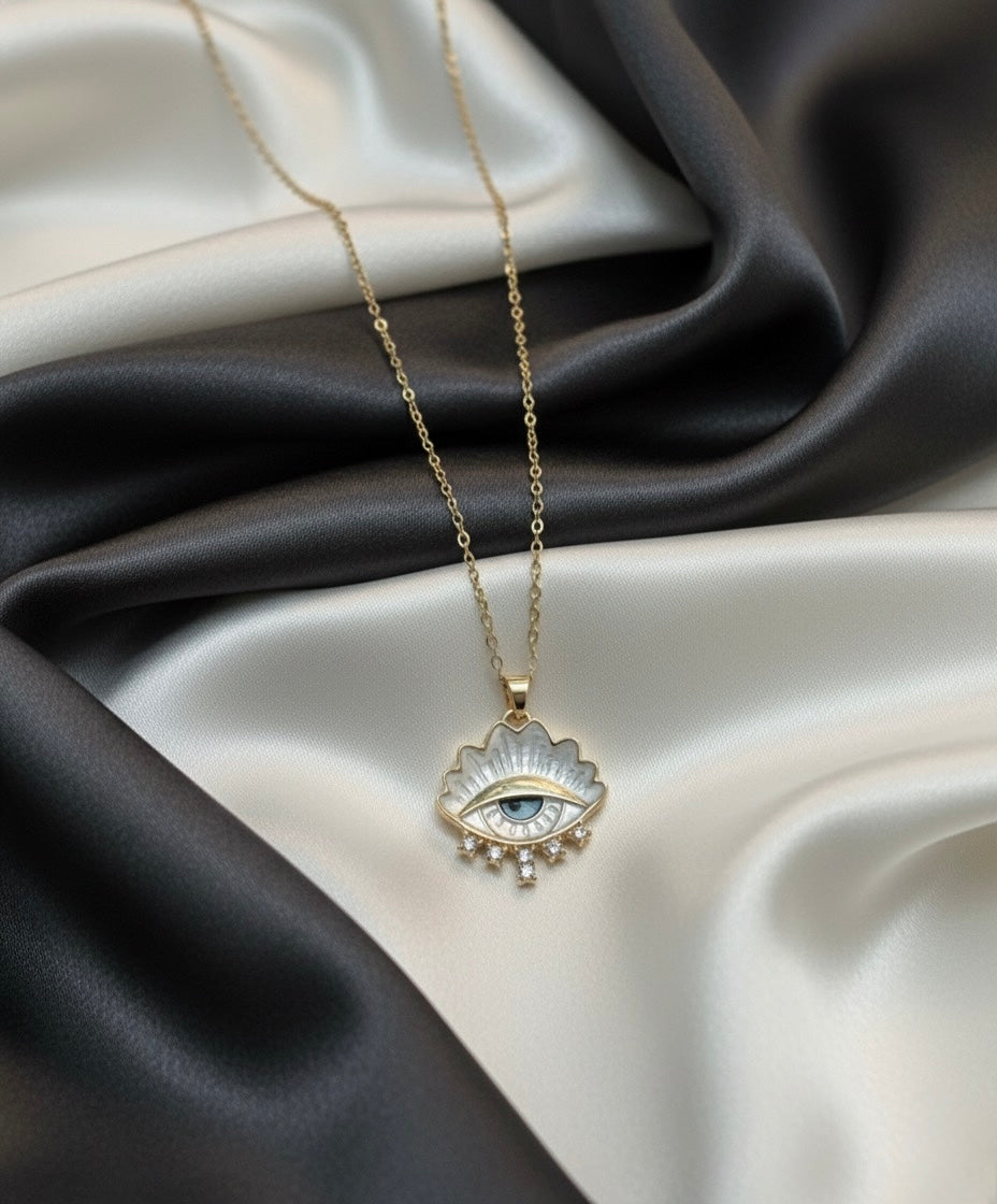 Celestial Eye Charm Necklace