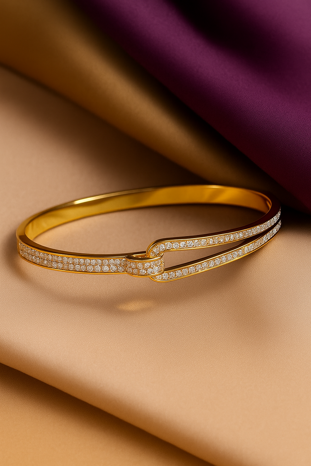 Luxe Loop Diamond Bracelet