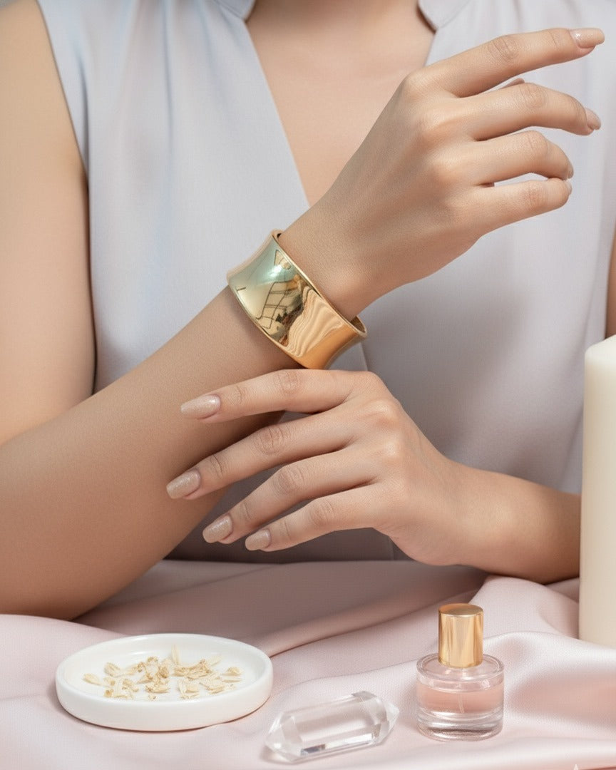 Golden Cuff Bracelet