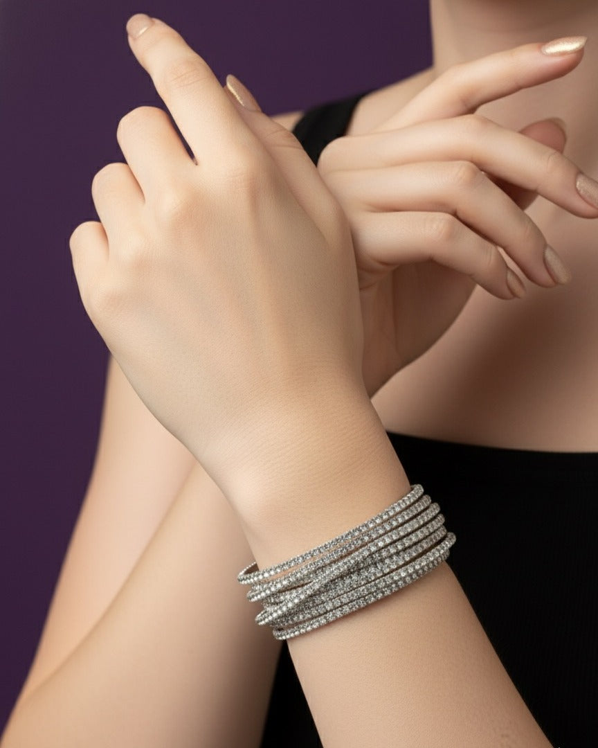 Celeste Crystal Wrap Bracelet