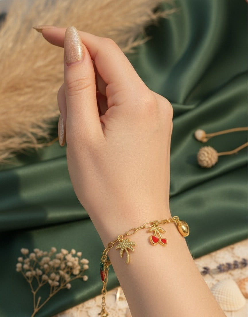 Tropical Delight Charm Bracelet