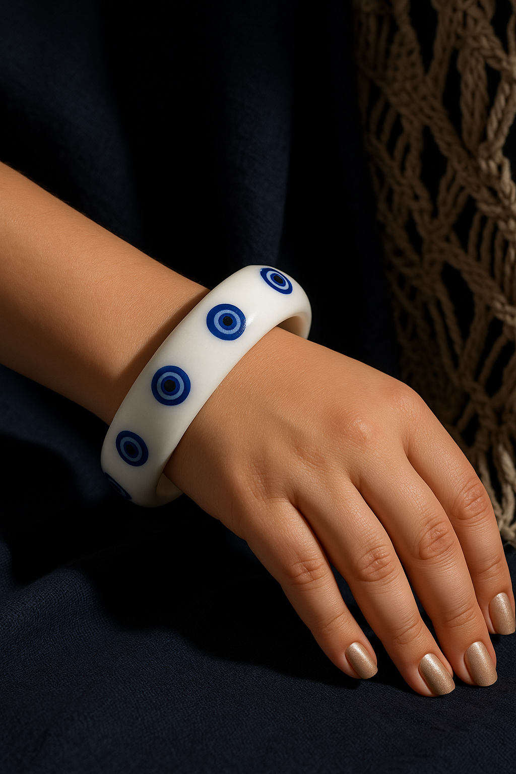 Evil Eye Aura Bangle